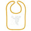 Infant Contrast Trim Terry Bib Thumbnail