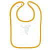 Infant Contrast Trim Terry Bib Thumbnail