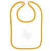 Infant Contrast Trim Terry Bib Thumbnail